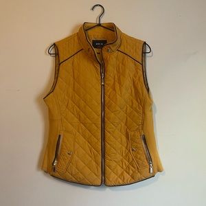 Mustard Puffy Vest